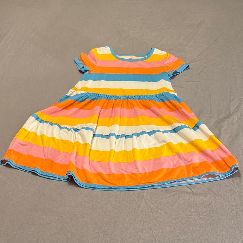 Tucker + Tate Colorful Striped Kids Dress - Size 4